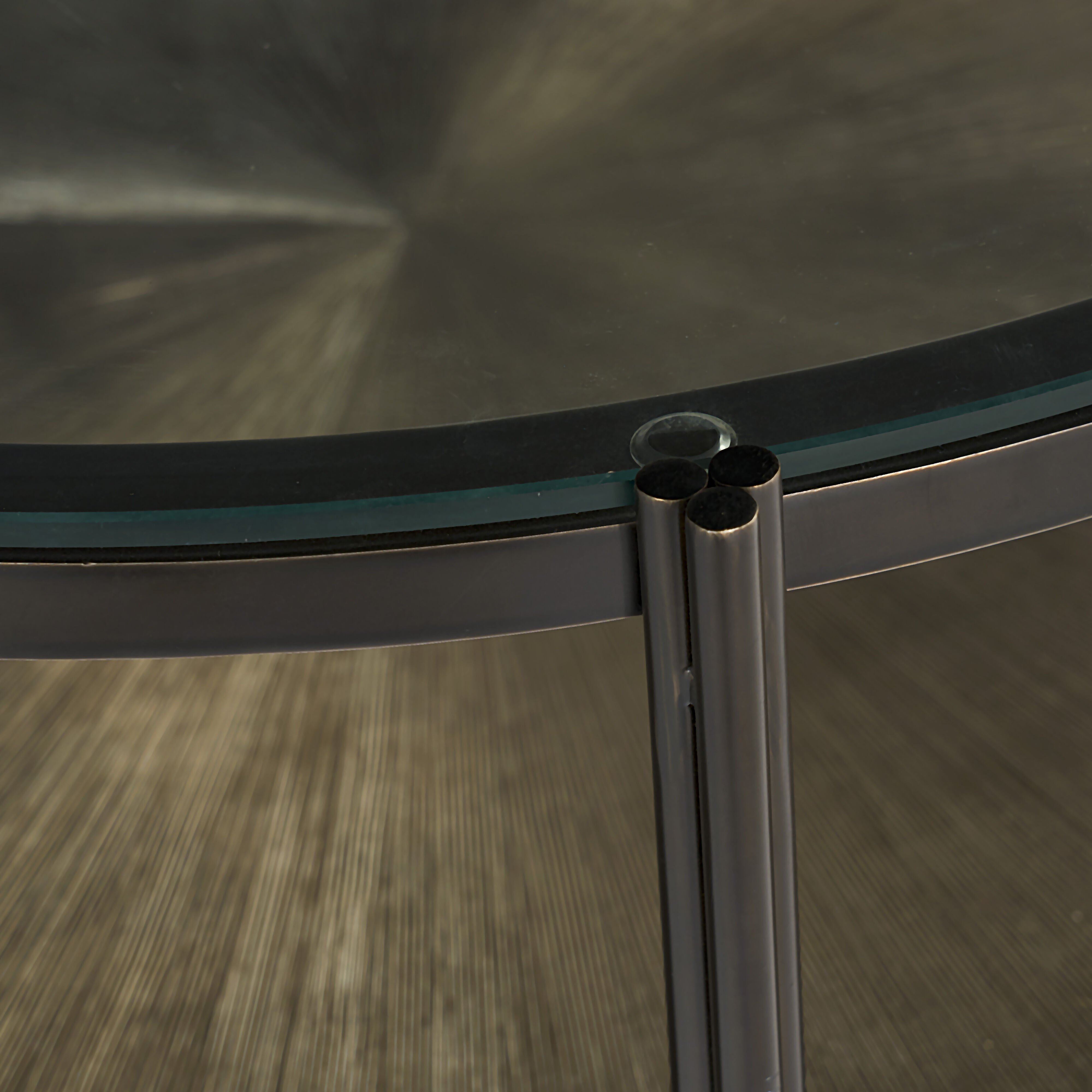 Terry 35.5 X 17.5 inch Gunmetal / Black Coffee Table